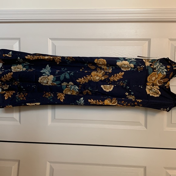 Canton Walker XS Cowl Neck Blue Dress - Picture 3 of 3